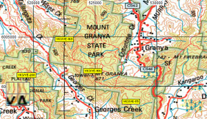 Mt Granya Map